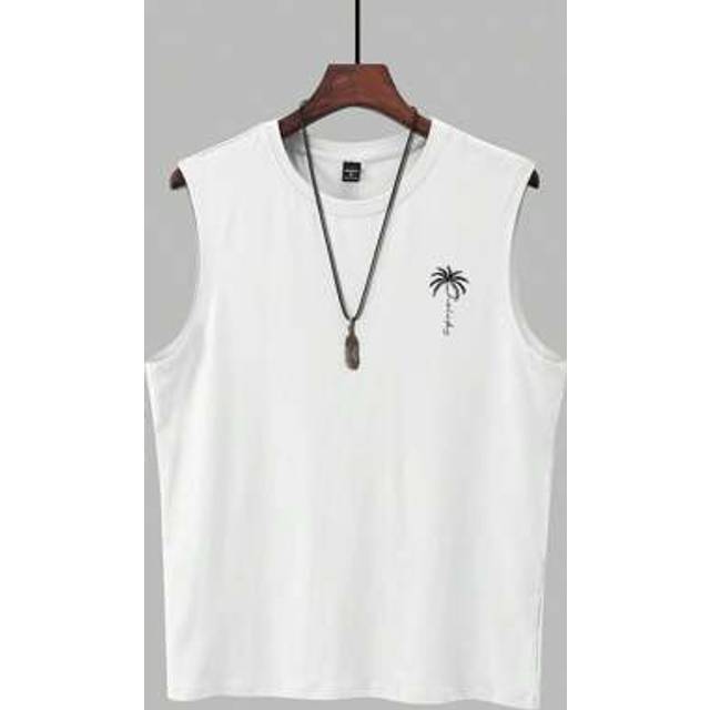 SHEIN Men&#39;s Simple & Fashionable Wide Strap Vest, Suitable For Summer