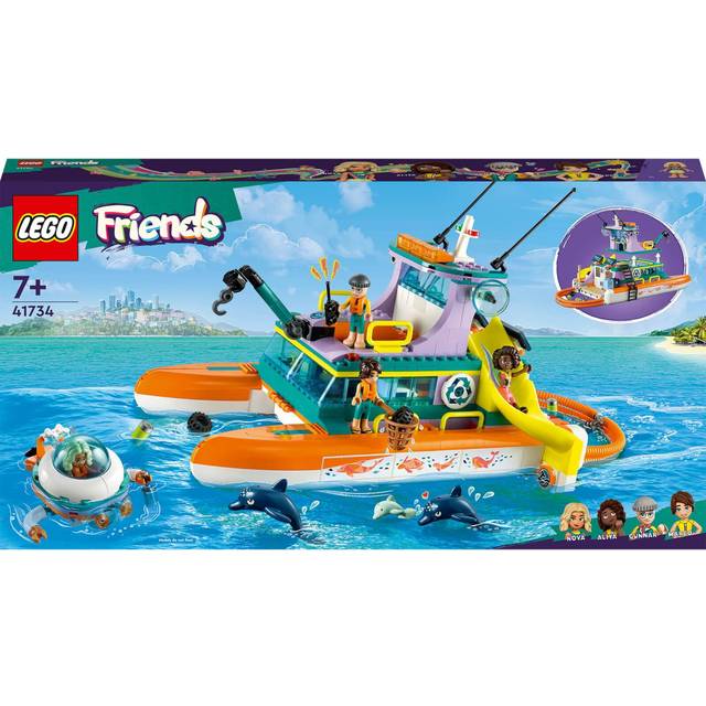 Lego Friends Sea Rescue Boat Toy Playset 41734 - One Colour