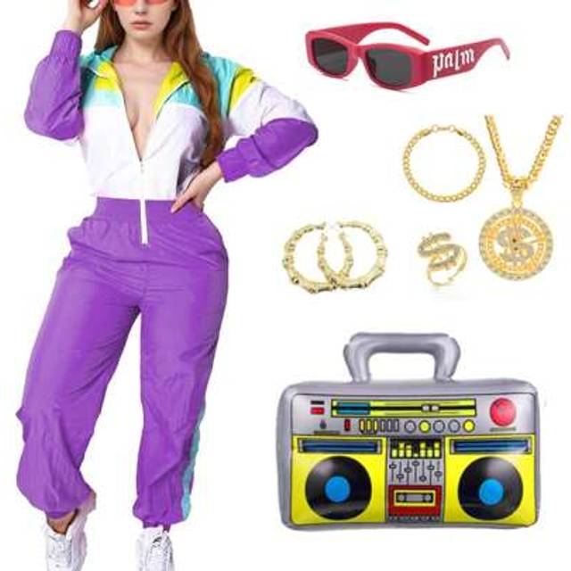 SHEIN 80s Outfit For Women 80s Track Suit Women&#39;s Athletic Clothing Sets Womens Sets Athletic Comfort And Everyday Sophistication Can Also Be Used As A Part