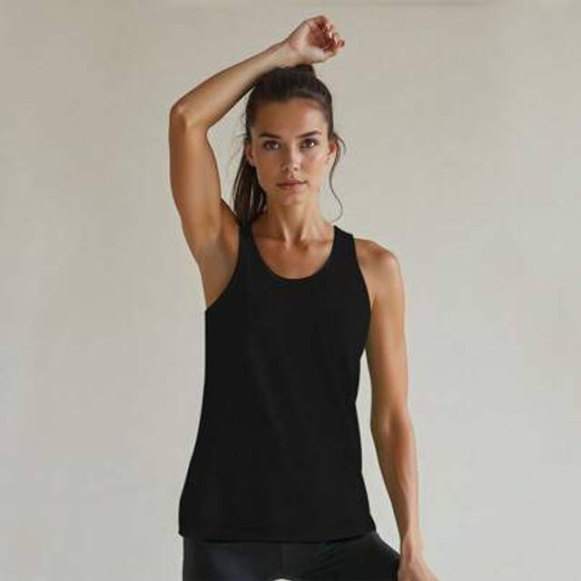 SHEIN Women&#39;s Casual Tank Top, Sleeveless Solid Color Blouse, Spring/Summer Workout Top For Gym & Outdoor Activities