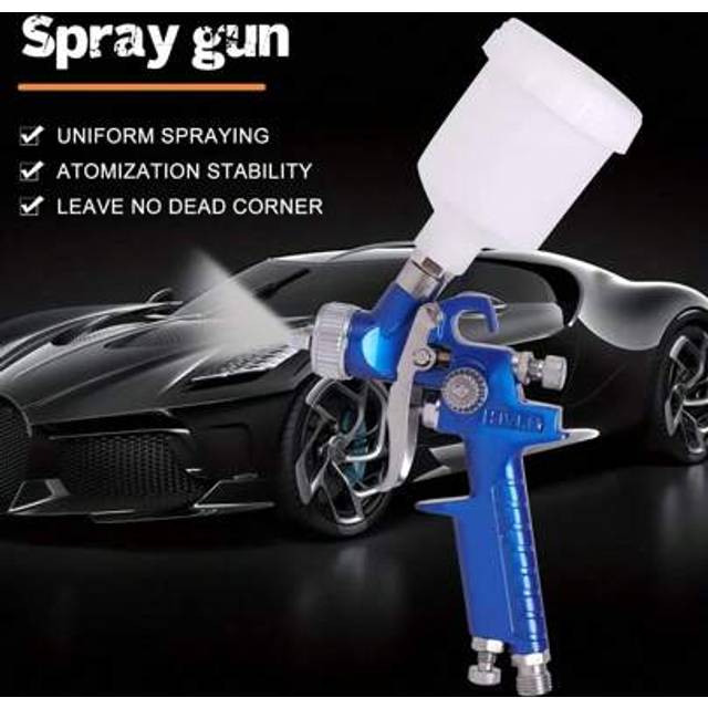 SHEIN HVLP Mini Gravity Feed Air Spray Paint Gun 1.0 Mm Nozzle Auto Car Paint Sprayer