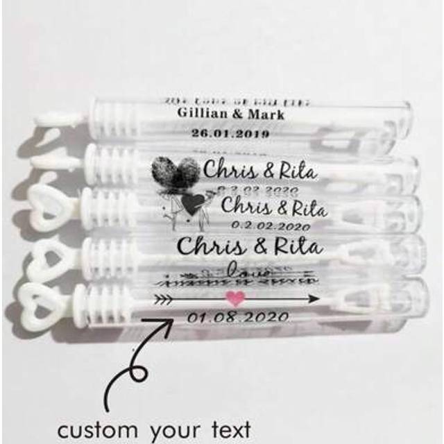 SHEIN 100 Personalized Rectangular Labels, Wedding Stickers, Transparent Labels, Custom Logo Labels, Custom Names And Date, Adhesive Stylish,Adorable,Colorf