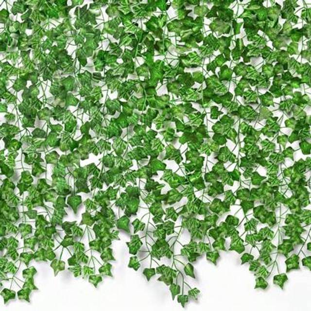 SHEIN 1/12pcs, Artificial Ivy,Faux Eucalyptus Garland,Artificial Greenery Vines,Fake Plants For Wedding Party Mantle Table Runner, Kitchen, Bathroom,Terrace