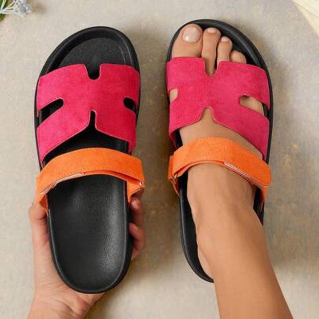 SHEIN Women&#39;s Wide-Fit Comfortable, Essential Flat Sandals Mother&#39;s Day Present