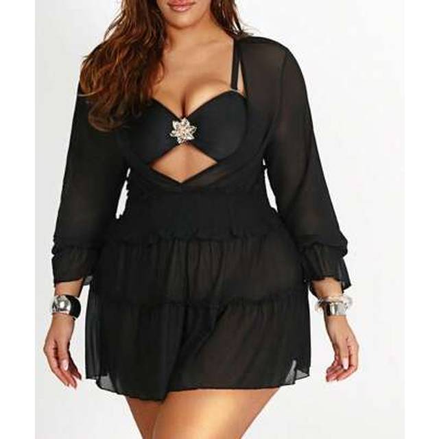 SHEIN Plus Size Casual Stylish Cover-Up, Suitable For Everyday Wear