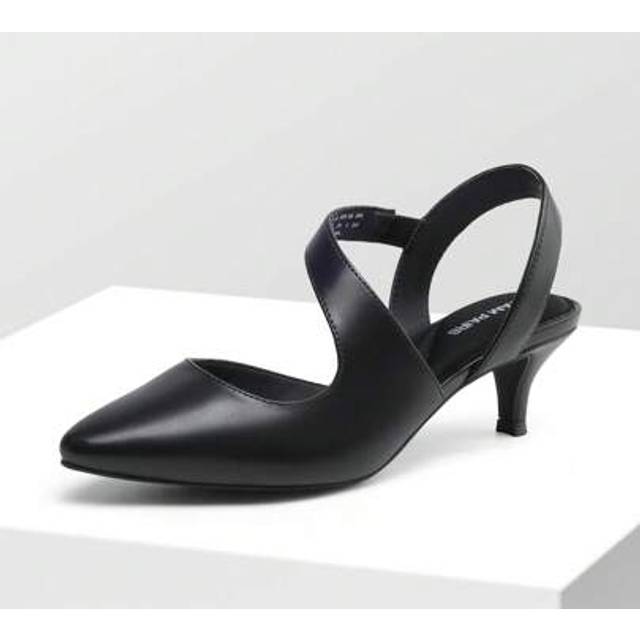 SHEIN Kitten Heels For Women Closed Toe Pointed Toe Low Heel Strappy Pumps Party Dance Wedding Dress Shoes For Women