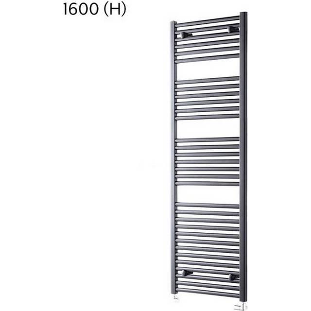 Towelrads Pisa Straight Towel Rail Radiator - Anthracite 1600x600
