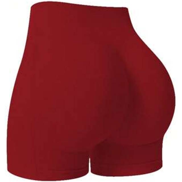 SHEIN Plus Size Women&#39;s Seamless High Waist Solid Color Knit Gym Shorts, Yoga Workout Cycling Shorts, Comfortable Skin-Friendly Fashion Sports Bottoms