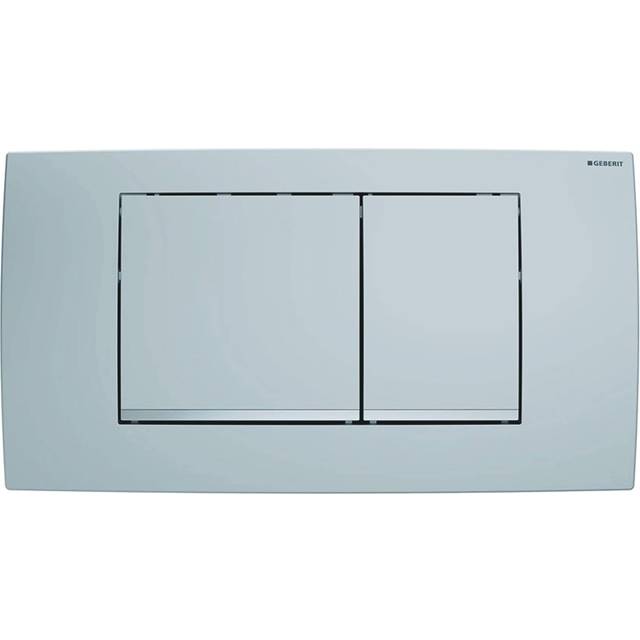 geberit 115899KJ1 Twinline control Plate for 2 Quantity rinsing, White