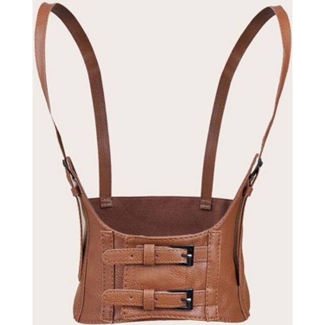 SHEIN 1pc Women Square Buckle Casual Harness Belt For Daily Life Halloween