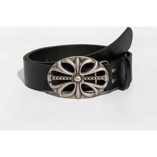 SHEIN 1pc Women&#39;s Retro Embossed Western Style Leather Belt