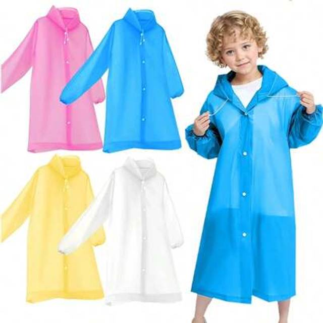 SHEIN Raincoat Kids Children Raincoat Kids Poncho Raincoat Raincoat Reusable Kids Waterproof Lightweight