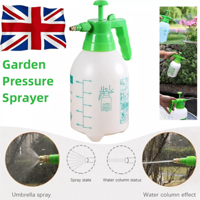 SHEIN Pressure Sprayer Spray Weeding Killer Garden Chemical Water Hand Pump Bottle 2L,Garden Tools