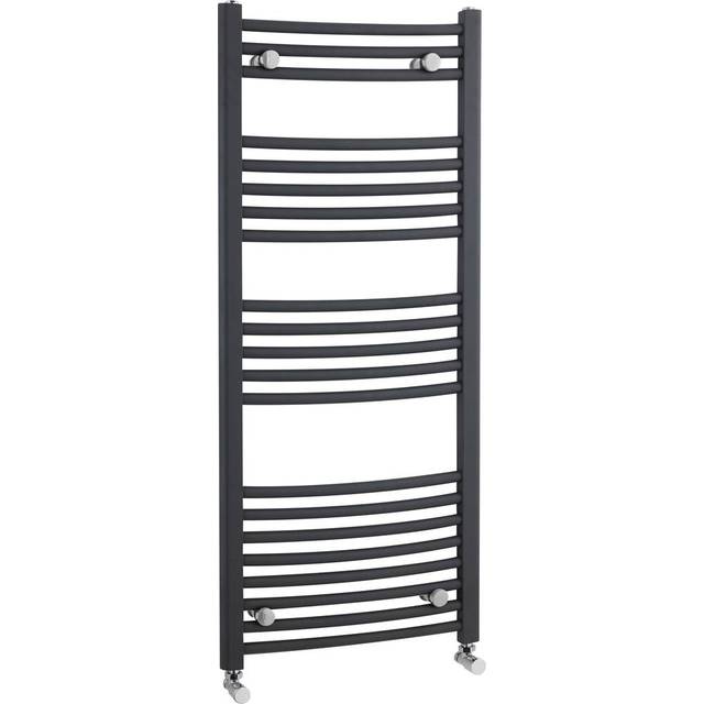 nuie 1150x500mm Curved Ladder Rail - Anthracite, Grey