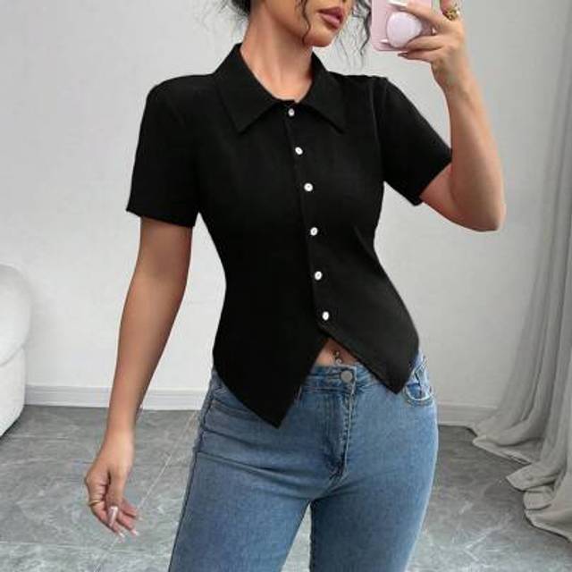 Gloray Women&#39;s Collared Ruched Waist Blouse With Lantern Sleeves, Vintage Style, Versatile