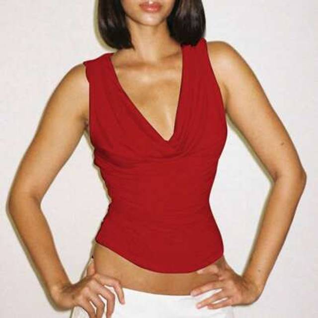SHEIN Women Summer Hollow Out Patchwork Crop Tanks Sexy Party Club Tops