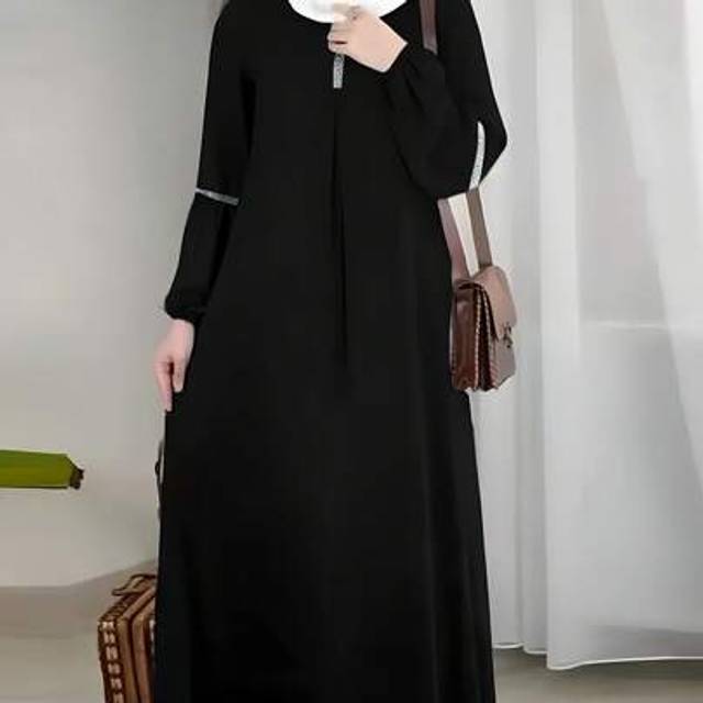 SHEIN Elegant Plus Size Sequin Maxi Dress, Saudi Arabian Fashion,Modest