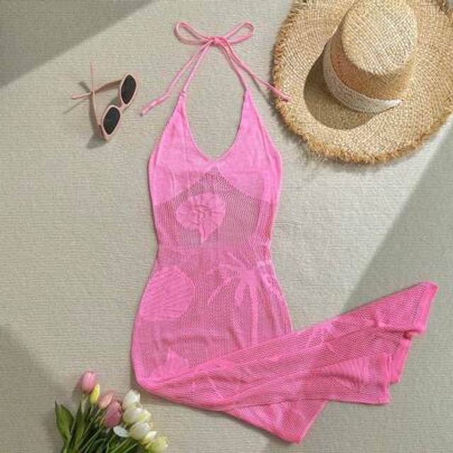 Soleia Holiday Outfits Summer Outfits Vacation Outfits Woman Summer Outfits For Women  Pink Skirt Vestidos De Playa Bikini Cover Up Rave Outfits Festival  Be