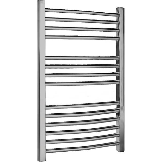 Nuie 500x700mm Chrome 200W Curved Ladder Heated Towel Rail HK385