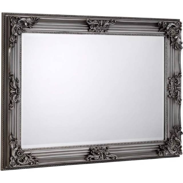 Julian Bowen Rococo Wall Mirror - Pewter