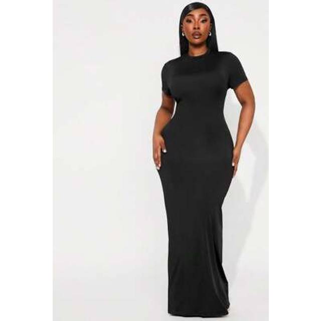 SHEIN Plus Size Spring/Summer Elegant Solid Color Slim Fit Dress,Ibiza,Nashville,Rave,Modest,Chic,