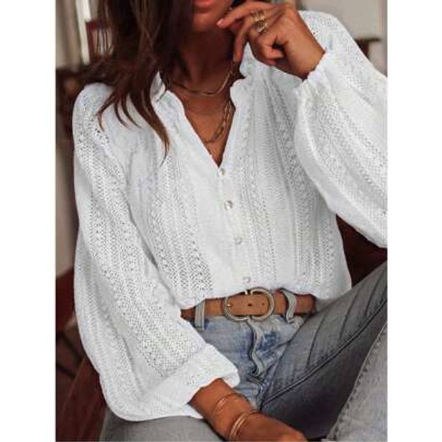 SHEIN EARO Plus Size Shirt, Fashion Design Sense, Elegant Loose Fit, Flattering