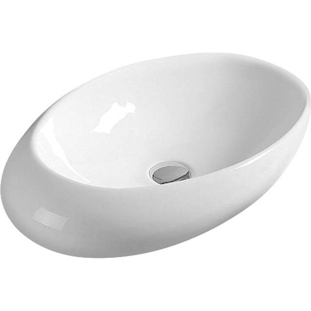 nuie Oval Basin W490xD320xH135, White