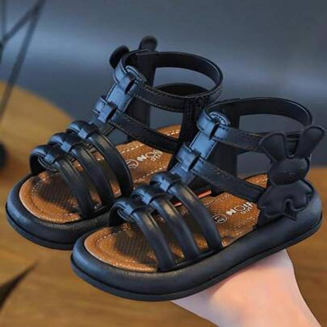SHEIN A Pair Of Spring And Summer New Fashionable Roman Sandals For Children, High Top Children&#39;s Slippers