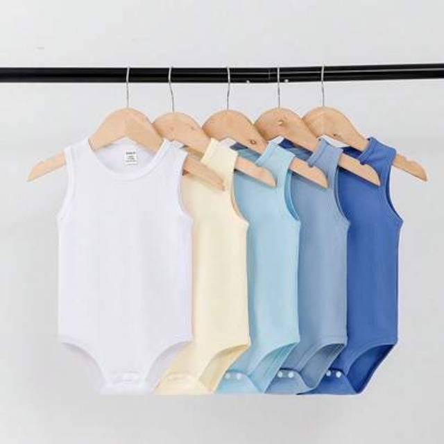 SHEIN Set Of 5 Adorable And Colorful Warm-Toned Bodysuits For Baby Boys, Suitable For Outdoor Activities, Vacation And Holidays In Spring And Summer