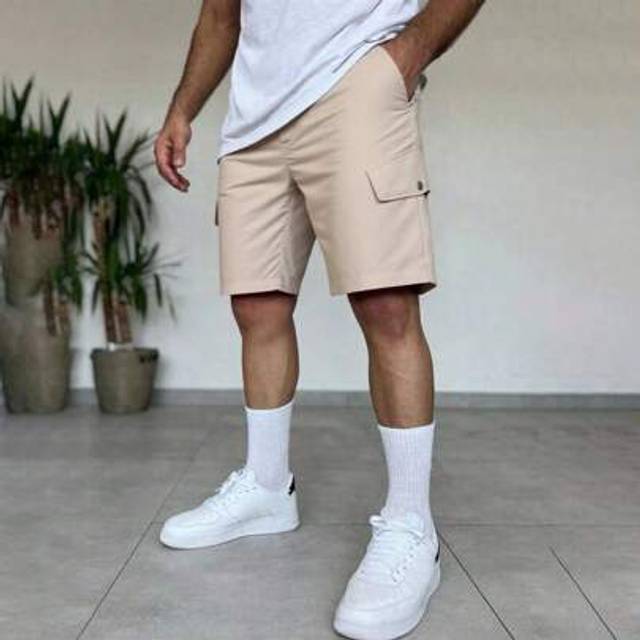 SHEIN Men&#39;s New Summer Loose Casual Thin Bermuda Shorts, Versatile & Workwear Style