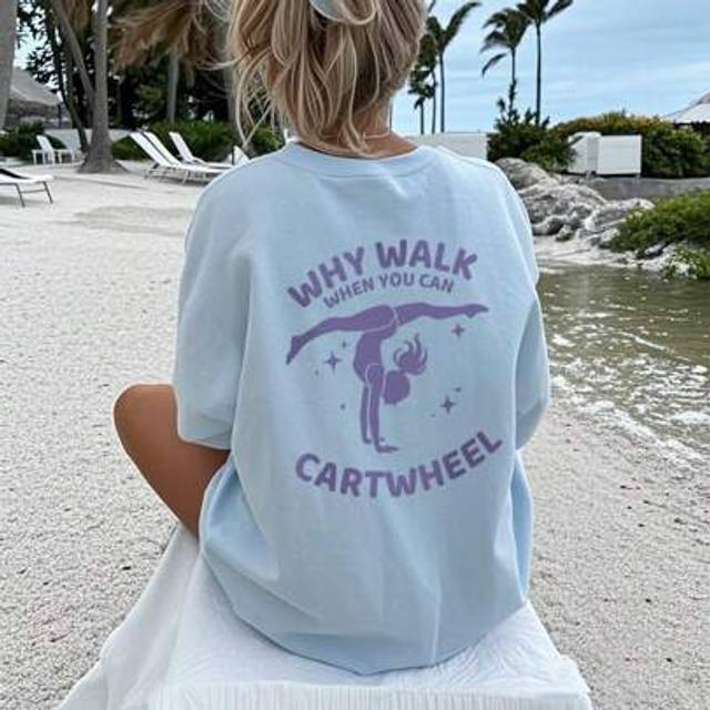 SHEIN One Piece For Girls, Casual Printed Round Neck Pullover Short-Sleeved T-Shirt For Summer Students, Young Children&#39;s Clothing - Dance Art Style T-Shirt