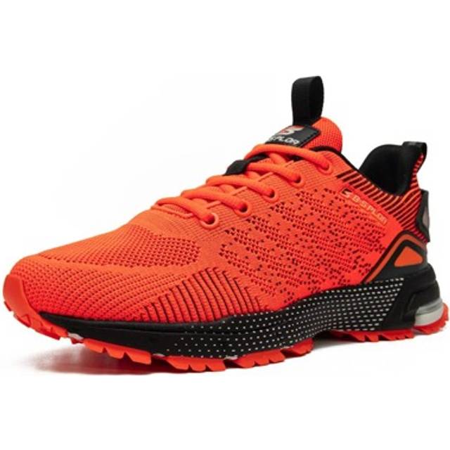 SHEIN 1 Pair Of Men&#39;s Lace-Up Wear-Resistant Mesh Running Shoes, Non-Slip, Shock-Proof And Breathable Mesh Men&#39;s Professional Training Sports Running Shoes