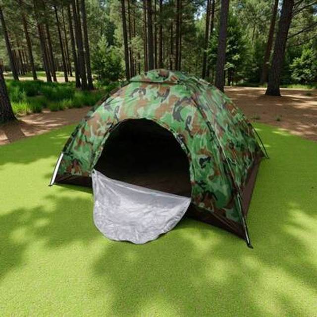 SHEIN Camping Tent Automatic 1-2 Man Person Instant Tent Pop Up Ultralight Portable Dome Tent 4 Seasons Waterproof &Windproof For Beach, Outdoor, Traveling,
