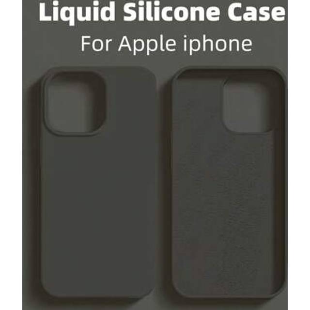 SHEIN 1pc Luxury Liquid Silicone Phone Case Compatible With Apple I Phone 16 11 13 12 14 15 Pro Max Cases I Phone 16 Pro Max Shockproof Protective Cover