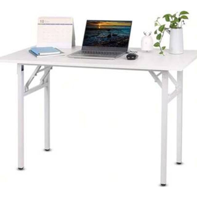 SHEIN Computer Desk,120 * 60 Cm Wood Portable Working,Study Fold Desk For Small Space,Living Room,Bedroom Camping Furniture [Energy Class A+++]