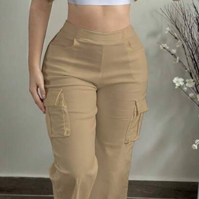SHEIN Plus Size Women&#39;s Casual Fashion Versatile Cargo Pants