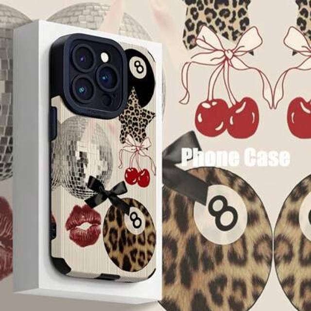 SHEIN 1pc Simple Bowknot Juice Splicing Stripe Faux Leather Anti-Drop Soft Phone Case, Compatible With Apple And Models: 16/16 PLUS/16 PRO/16 PRO MAX