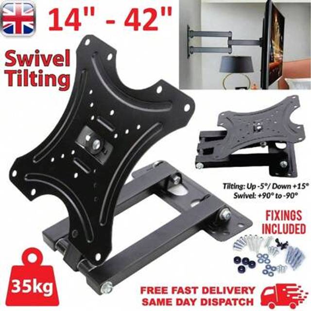 SHEIN HOT Swivel TV Wall Bracket Mount For 14 22 26 32 40 42 Inch 3D LCD LED Plasma UK