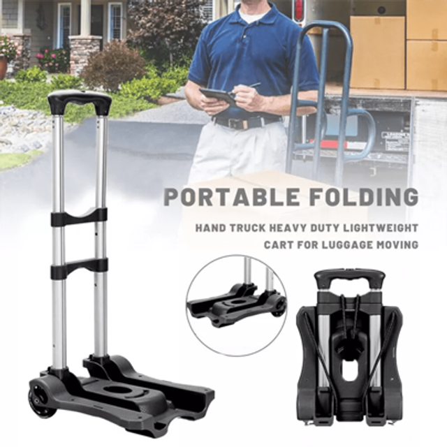 SHEIN 75KG Heavy Duty Folding Lightweight Hand Sack Trolley Cart Wheel Truck Barrow UK