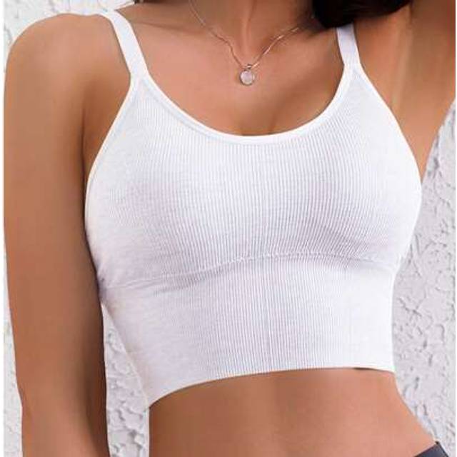 SHEIN Women Sports Casual Thin Padded Non-Wired Lifting Support Shock-Absorbing Bra