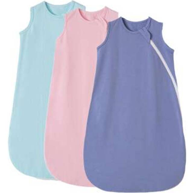 SHEIN 0.5 Tog Lightweight Summer Infant Sleeping Bag Newborn Swaddle Baby Kickproof Knitted Cotton Vest Comfortable Baby Sleep Sack Ideal For Newborns And T