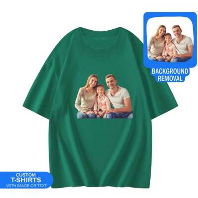SHEIN Customised DIY Boyfriend Style Men T Shirts Add Your Text Image LOGO Photo Design Your Own Printing Personalized T-Shirts Family,Coupon,Event