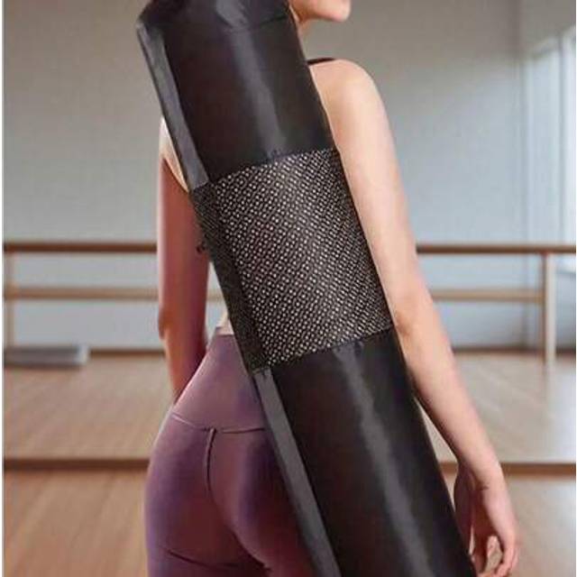 SHEIN 1pc Yoga Mat Carrying Bag, Yoga Net Bag, Breathable Storage Mesh Bag, Portable Yoga Tote, Fitness Exercise Carrier For Yoga Mat Storage