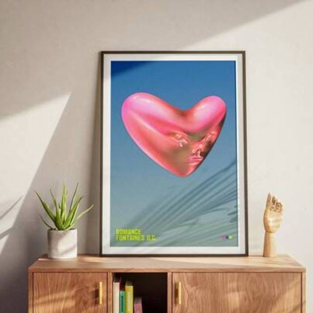SHEIN 1PC Frameless Fontaines D.C. Romance Album Poster | Fontaines D.C. Poster | Fontaines D.C. Poster Print | Fontaines D.C. Wall Art | Fontaines D.C. Dec