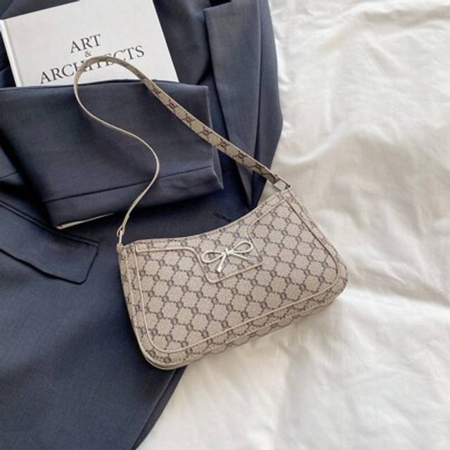SHEIN Elegant Crescent-Shaped Underarm Shoulder Bag For Women, Chic Casual Fashion, Solid Color Underarm Bag