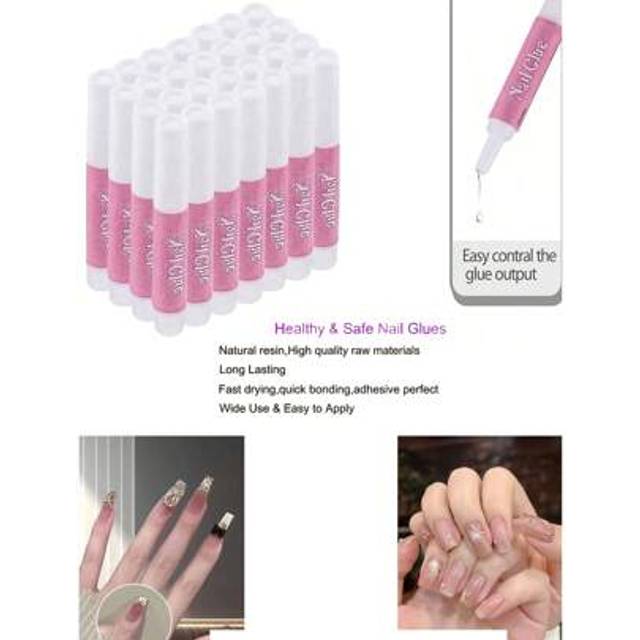 SHEIN Wholesale Nail Glue, Super Strong Nail Glue For Acrylic Nails Long Lasting Professional Nail Tip Glue For Press On Nails Bond For Acrylic Nails Adhesi