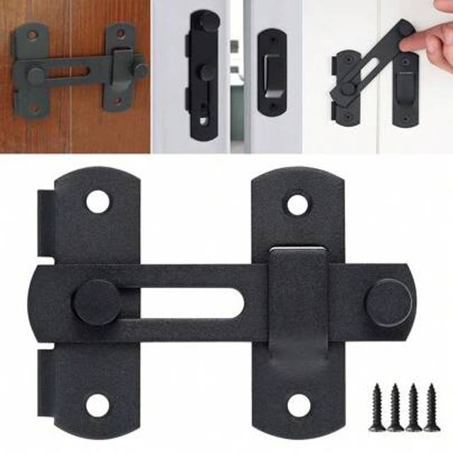 SHEIN 5PCS Stainless Steel Matte Gate Latches Flip Latch Bolt Latch Lock For Safety Door AU