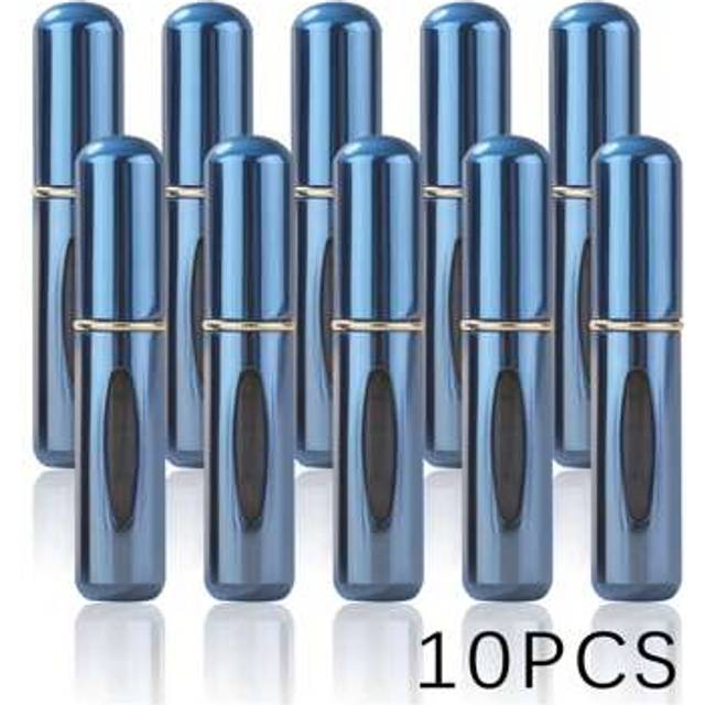 SHEIN 1/5/10pcs, 5ml Perfume Atomizer Refillable Travel Spray Bottles, Portable Perfume Mist Sprayer, Mini Perfume Sample Vials