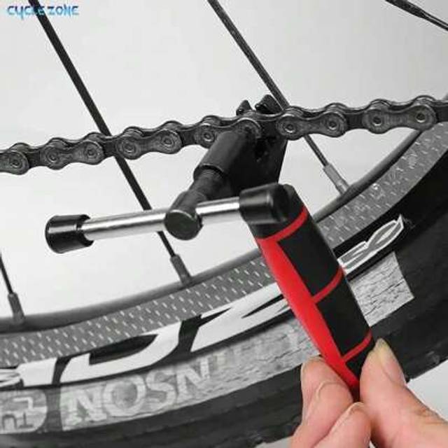 SHEIN Mini Bicycle Chain Pin Remover Bike Link Breaker Splitter MTB Cycle Repair Tool Bike Chains Extractor Cutter Device Accessories