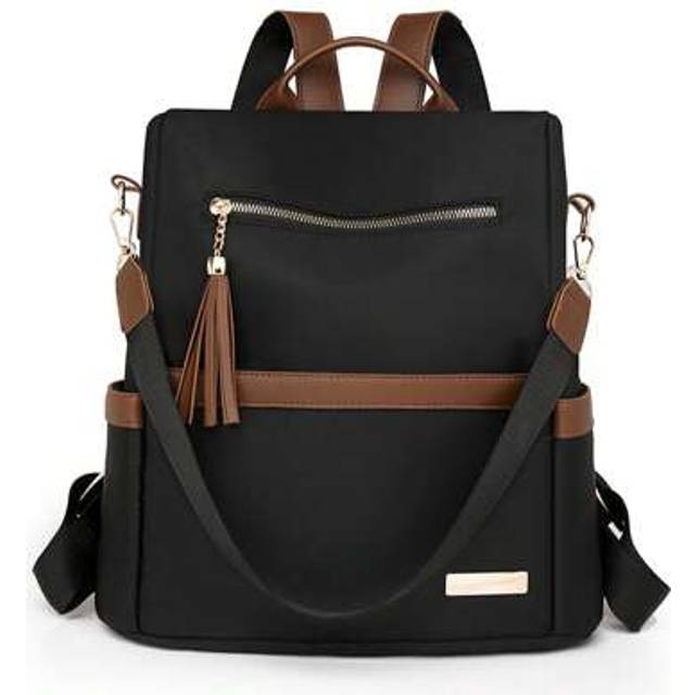 SHEIN Fashion Women Travel Backpack With Large Capacity, Tassel Pendant & Anti-Theft Design